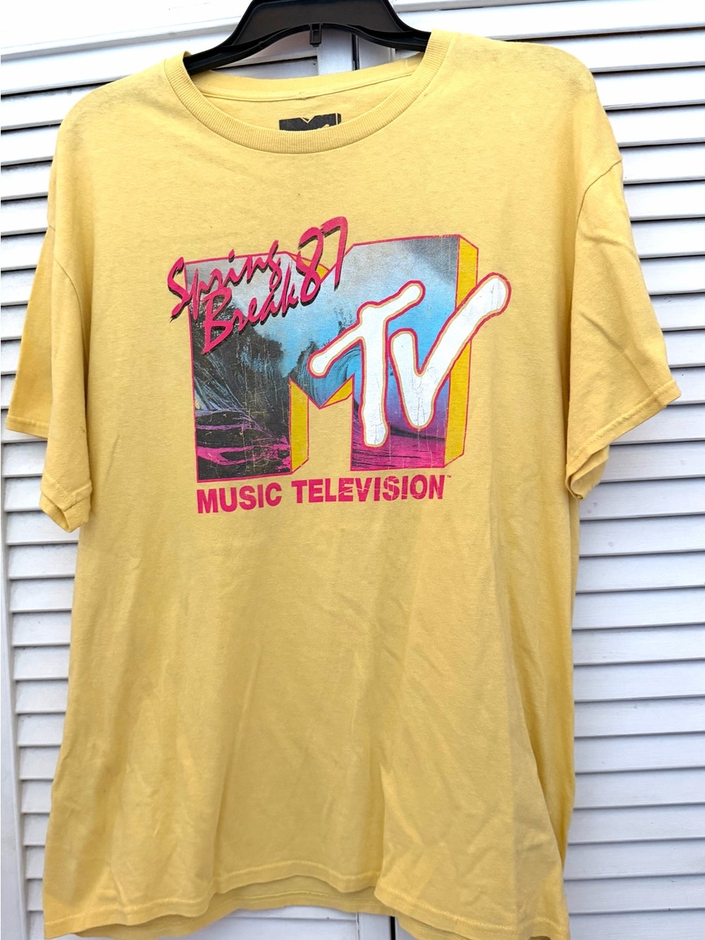 MTV Spring Break 87 Logo Printed Tee